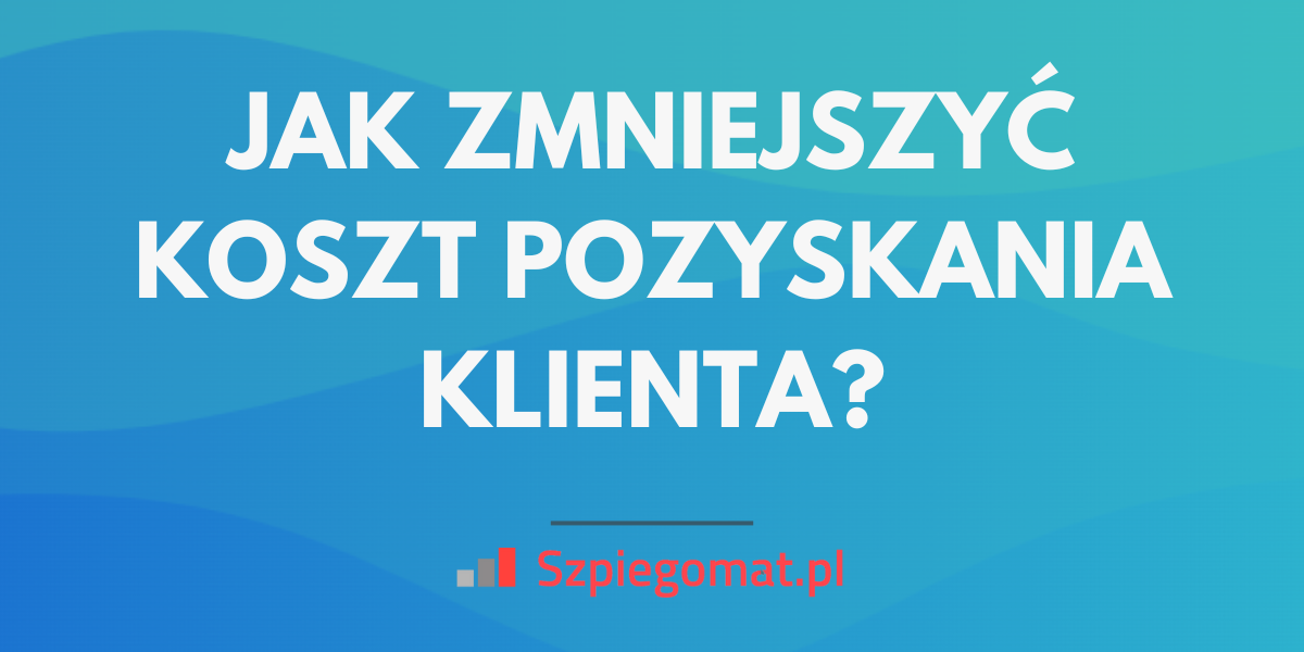 Jak zmniejszyć koszt pozyskania klienta w e-sklepie?